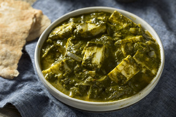 Homemade Healthy Palak Paneer Bowl