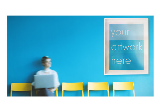 Large Wall Poster Mockup