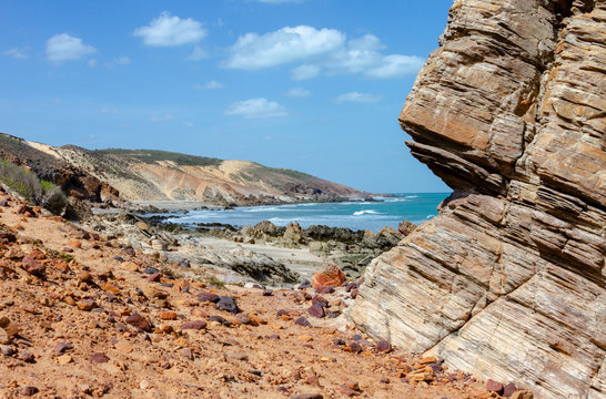Jericoacoara - Morro do Serrote and Pedra Furada  (Holed Stone) Beach - destination for summer travel holidays