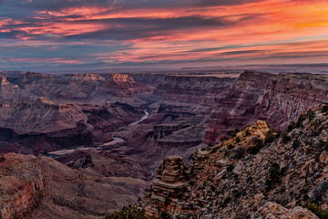 Grand Canyon sunrise at Desert View