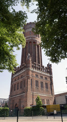 Fototapeta na wymiar Wasserturm im Stil der Backsteingotik