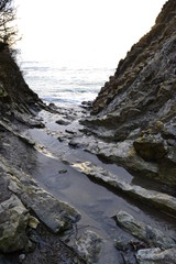 View from mount Kiseleva (Russia, Krasnodar region, Tuapse).