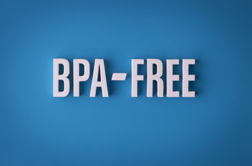 BPA-Free Bisphenol A sign lettering