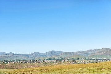 View of Barkly-East in the Eastern Cape Province