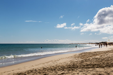 Fototapeta na wymiar Las Dunas Beach