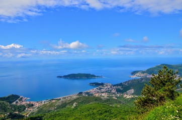 Fototapeta na wymiar Summer landscape of Montenegro