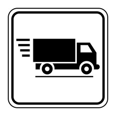 Logo camion livraison.