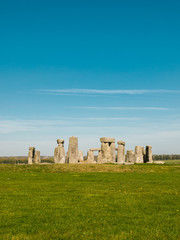 Stonehenge, Salisbury, UK &ndash; April 10, 2018 - Stonehenge an ancient prehistoric stone monument near Salisbury