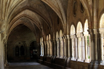 Fototapeta na wymiar Cloister of the Cathedral of Tarragona in Catalunya, Spain