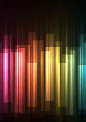 fade speed bar overlap in dark background, stripe layer backdrop, technology template, vector illustration