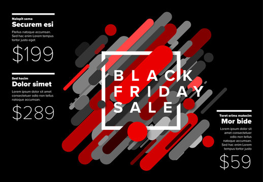 Black Friday Sale Flyer Layout