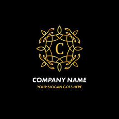 Monogram Letter C Logo Concept