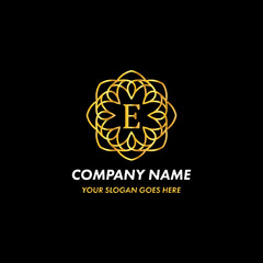 Monogram Letter E Logo Concept