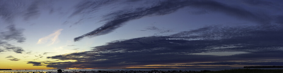 Obraz premium Amazing sunset and seascape