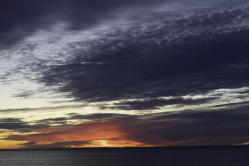 Fototapeta premium Amazing sunset and seascape