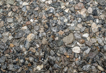 Wet Gravel as background