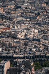 Fototapeta na wymiar Paris leaving quarters from a birds eye perspective
