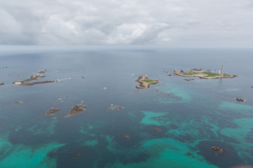 Pays des abers vu du ciel