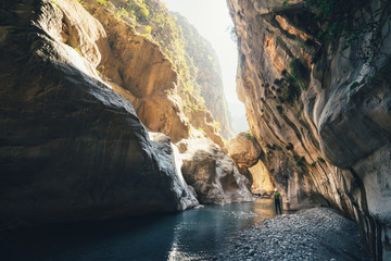 Amazing view of Goynuk canyon, Antalia, Turkey. Landscape photography