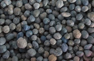 Composite mineral fertilizers. Background selective focus