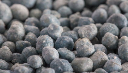 Composite mineral fertilizers. Background selective focus