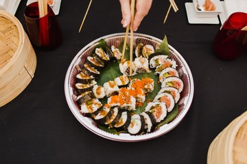 Appetizers in a Mediterranean wedding, a single-bite snack