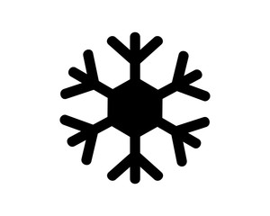 snow icon glyph style illustration design