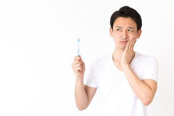 男性　白バックイメージ