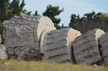 greece ancient ruins temple of zeus athens column