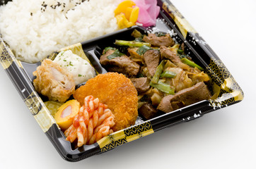 レバニラ炒め弁当