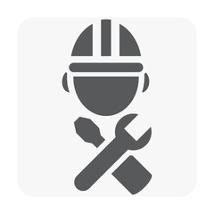 construction icon black