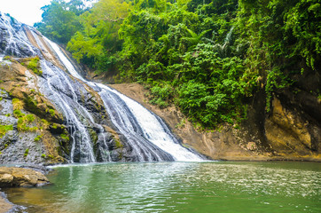 Mt. Hangga Falls in Lucban, Quezon, Philippines
