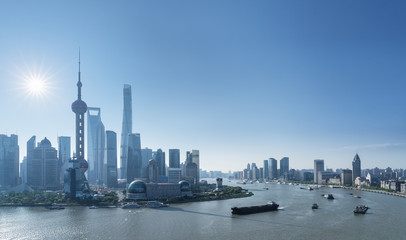Obraz premium shanghai cityscape in morning