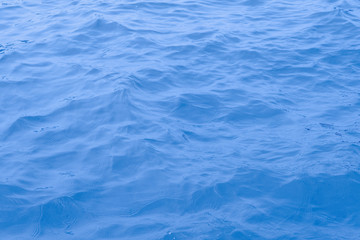 close up ocean water background , blue water ripples texture