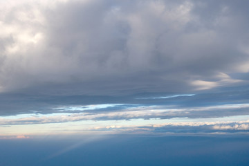 Obraz premium blue sky cloud background