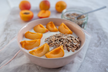 Joghurt mit Aprikosen