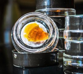 THC Distillate In Small Jars (0.5 gram of shatter/wax)