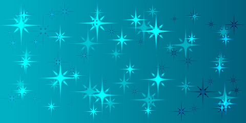 Vector background with northern stars.