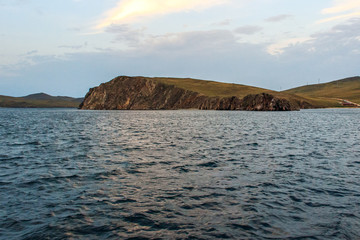 Lake Baikal coast of Olkhon Island