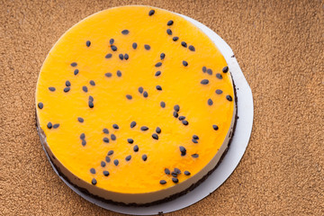 Passion fruit cheesecake 