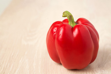 pepper white background