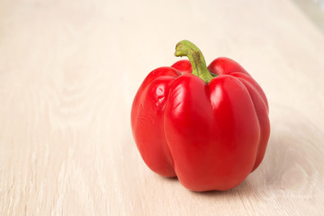 pepper white background