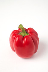 pepper white background