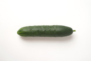 cucumber white background