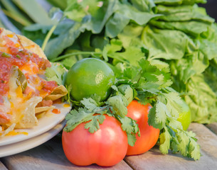 Nachos and Fresh Produce