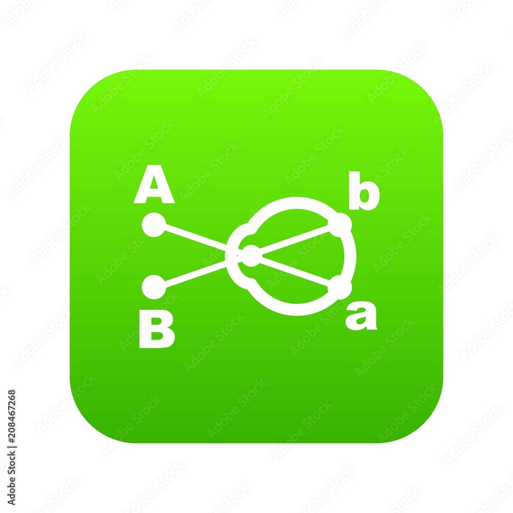 Poster hyperopia icon. simple illustration of hyperopia vector icon for web