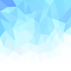 Polygonal space for your design for your amazing concept. Space for headline or product. Low Poly. Mesh of triangles. Blue texture.