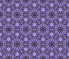 Obraz premium Modern abstract geometric pattern. vector illustration. for invitation, wedding, wallpaper