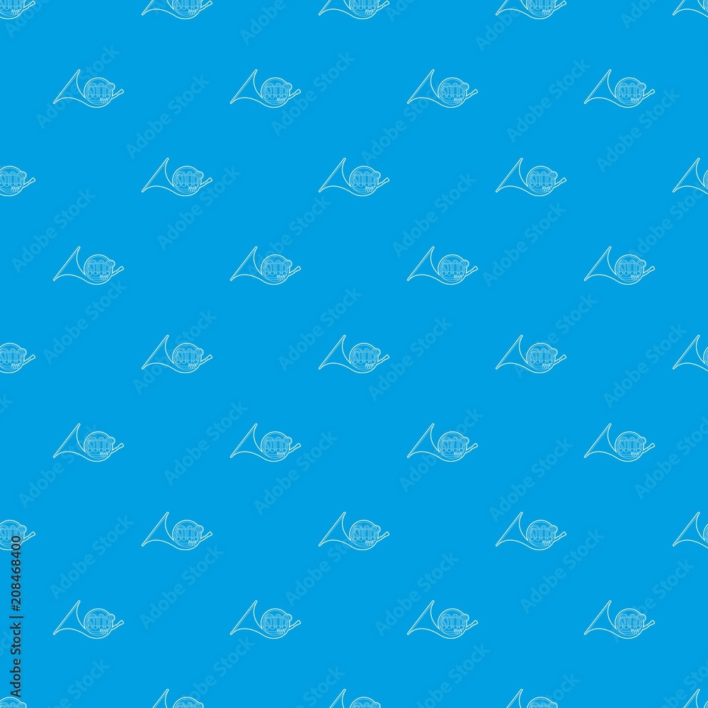 Poster brass pipe pattern vector seamless blue repeat for any use