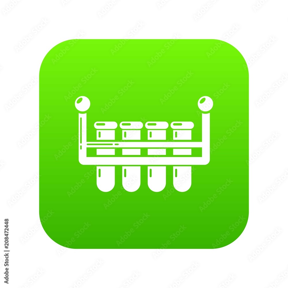 Poster laboratory flask icon. simple illustration of laboratory flask vector icon for web